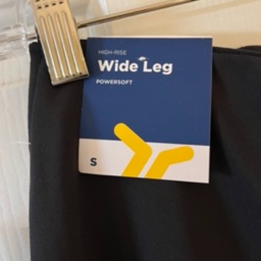 High Waisted Power Soft Wide Leg Pants, Size S